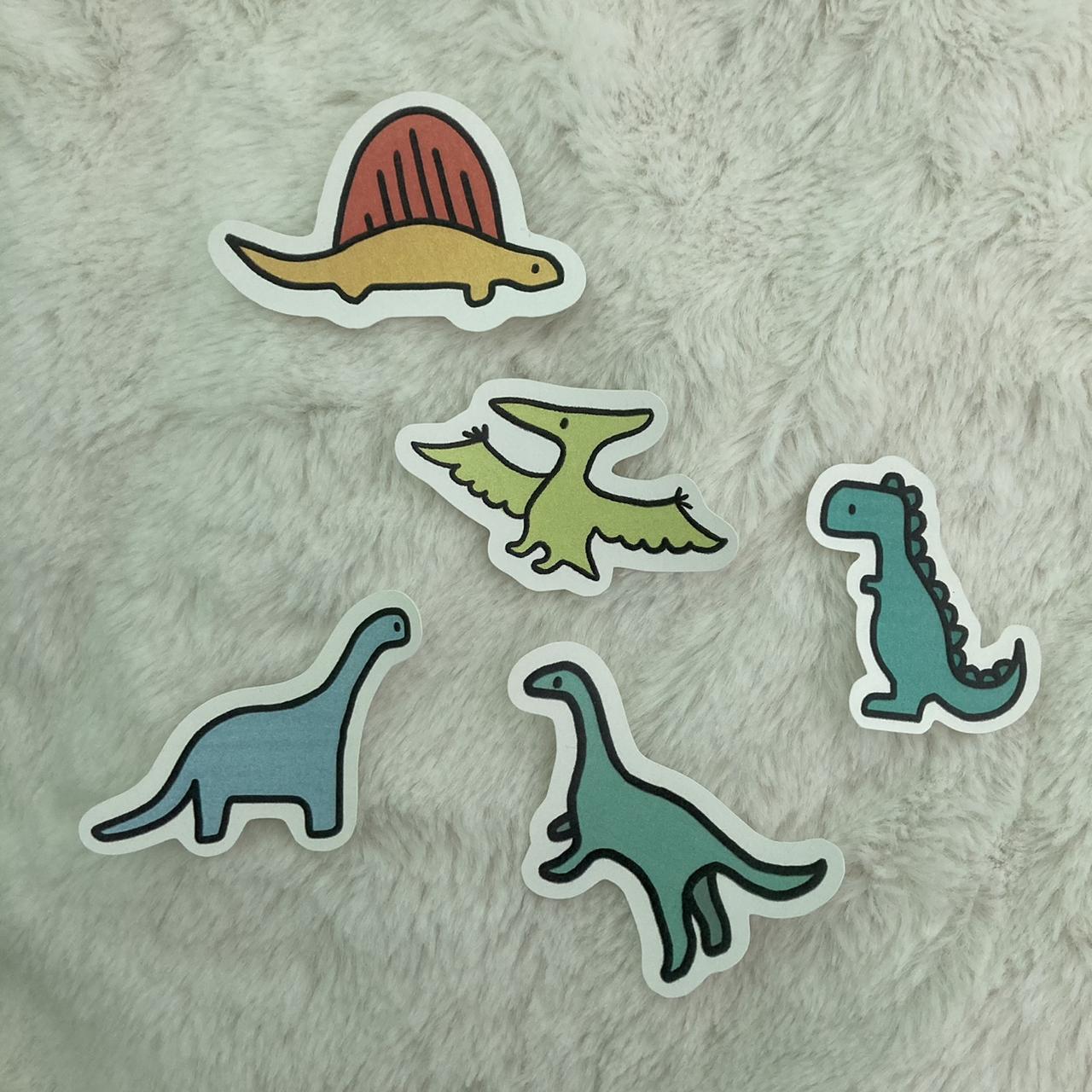 Ultimate dino sticker pack :) Includes five matte