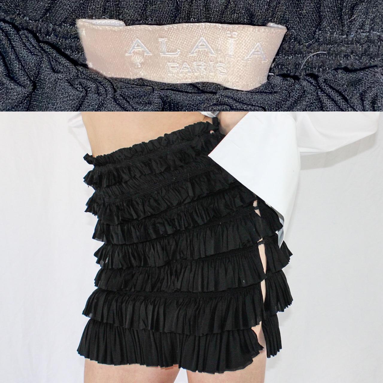 Product Image 4 - Alaïa tiered ruffle miniskirt with