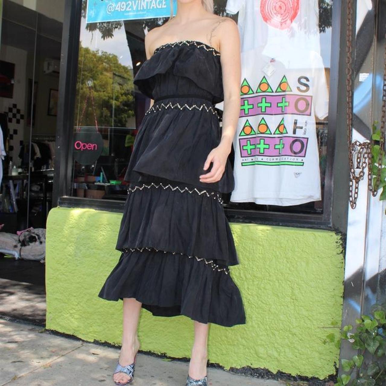 Product Image 1 - Sonia Rykiel charcoal tiered cupro