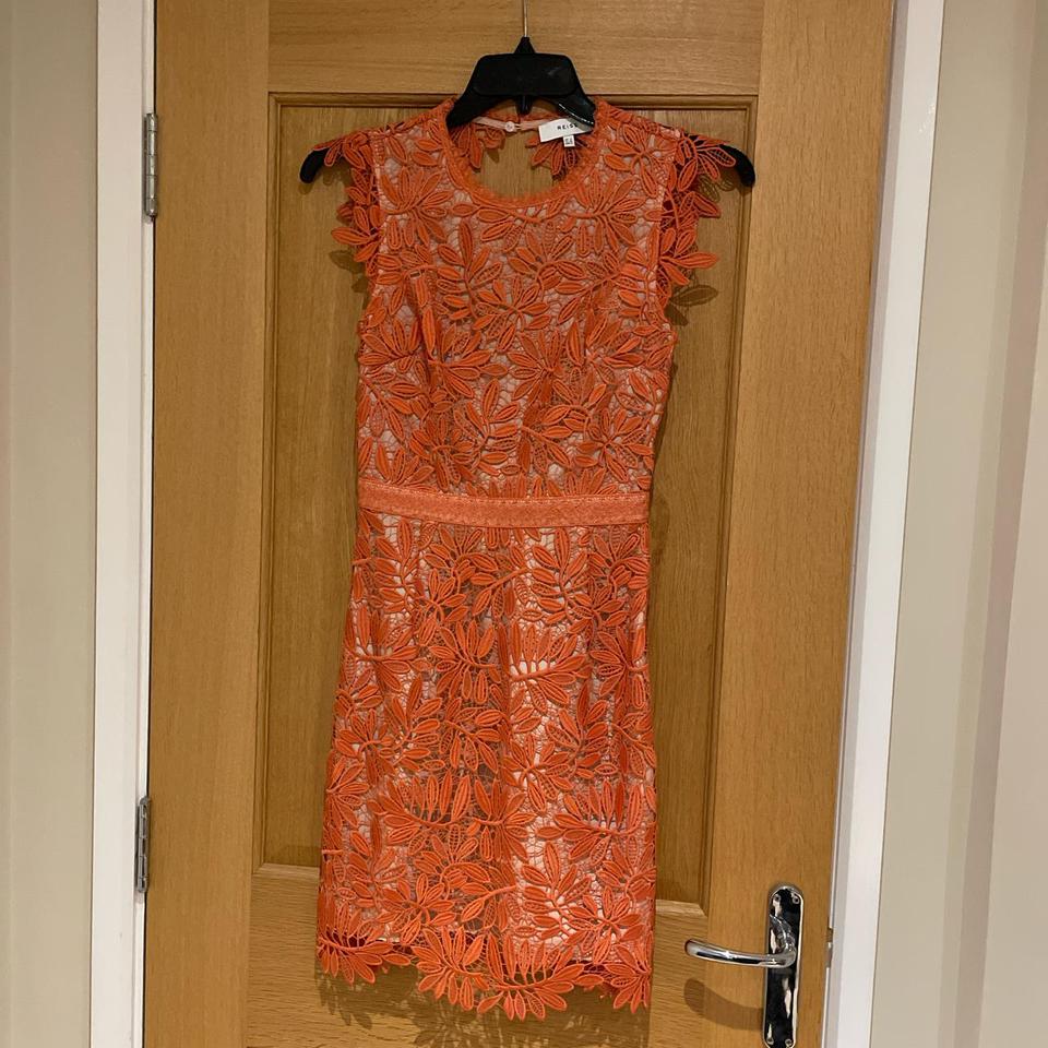 reiss burnt orange dress