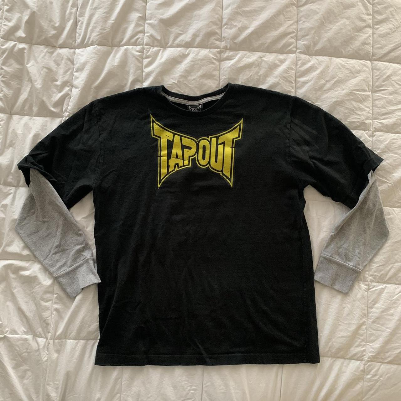 Tapout Black long sleeve *sleeves are sewn... - Depop