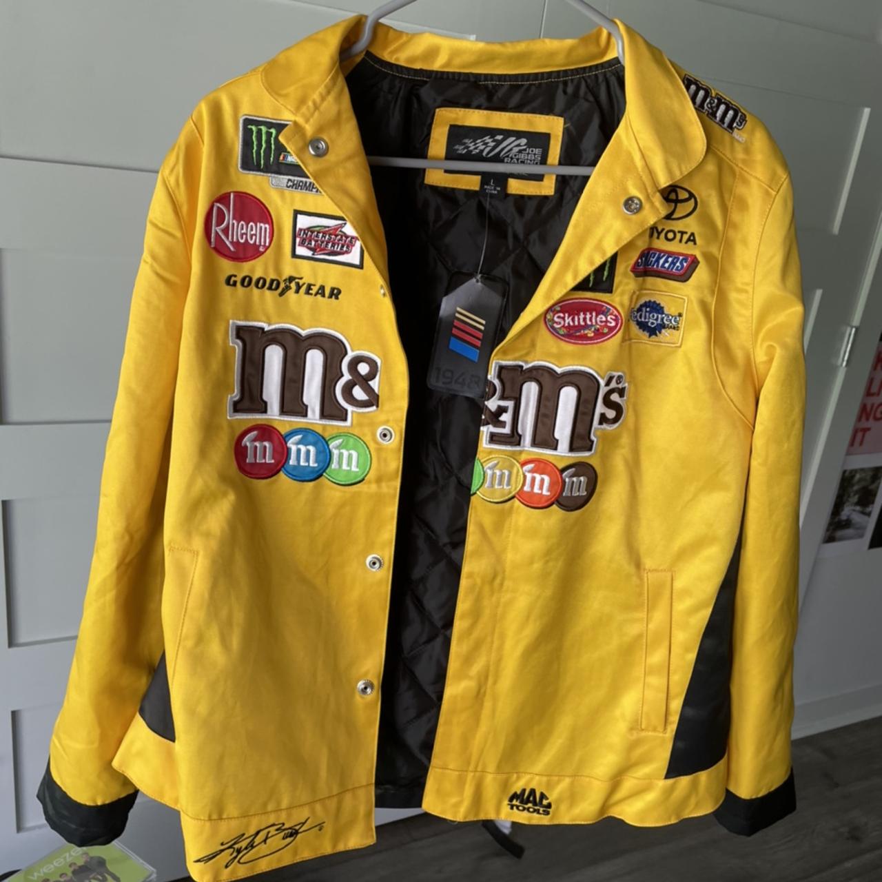 m&m race car jacket by Kyle Busch •brand new with... - Depop