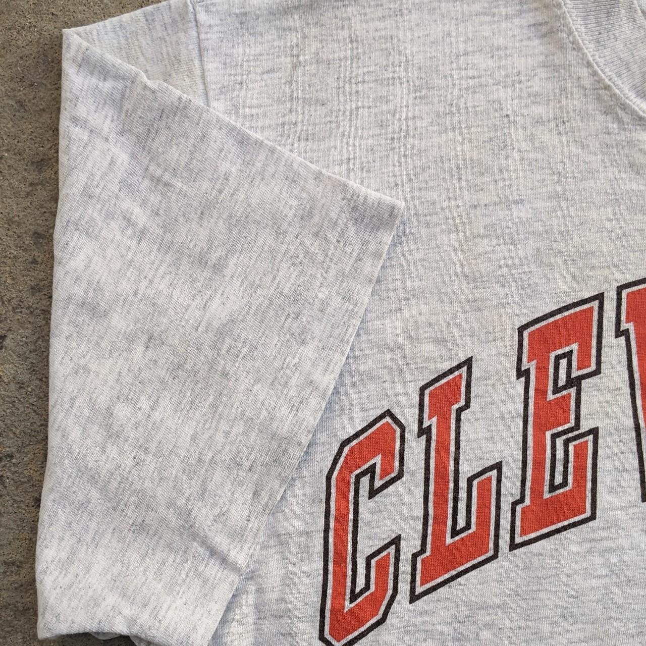 Vintage 80s Cleveland Browns NFL satin varsity - Depop