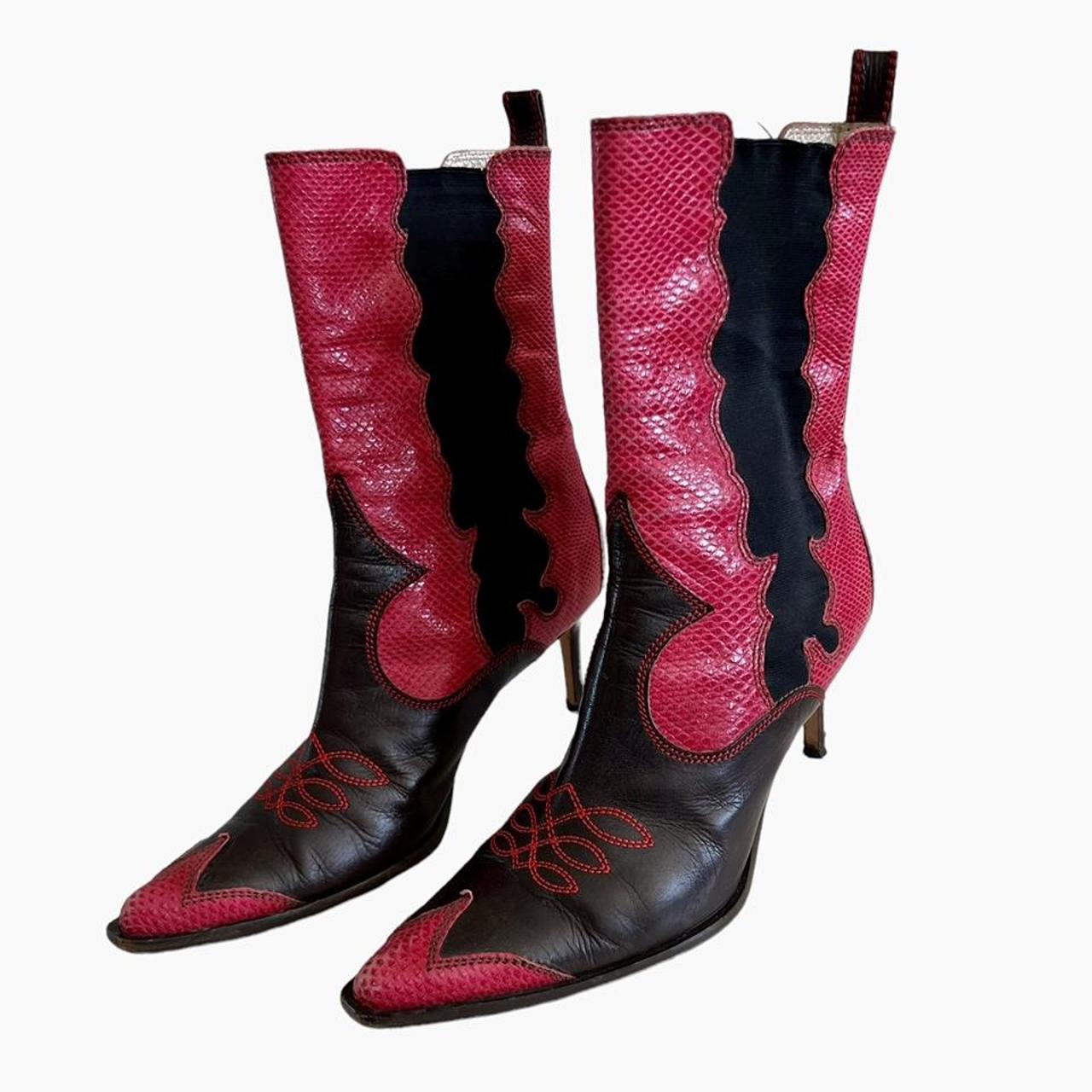 dior cowboy boots