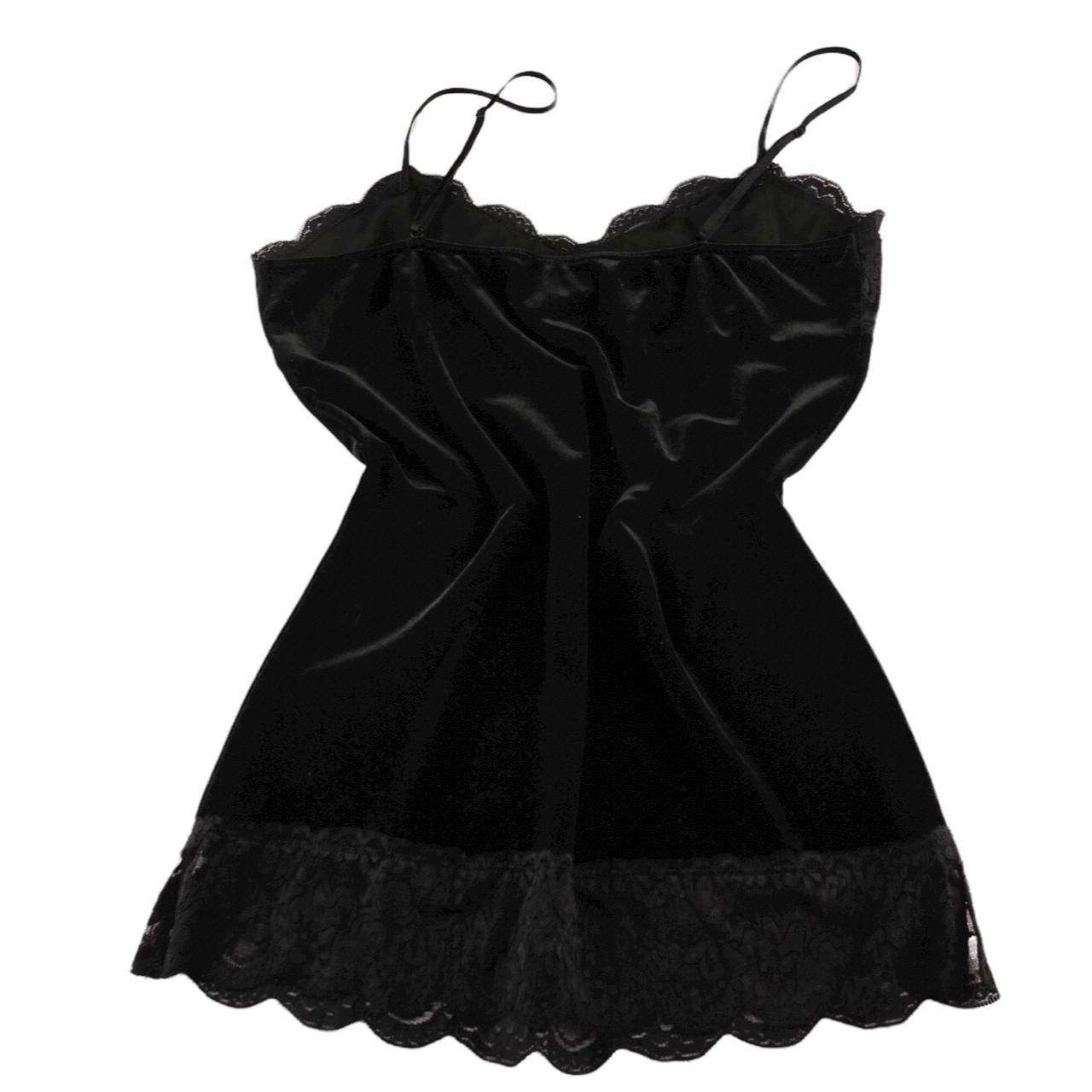 Y2K Velvet Lace Tank beautiful vintage y2k black... Depop