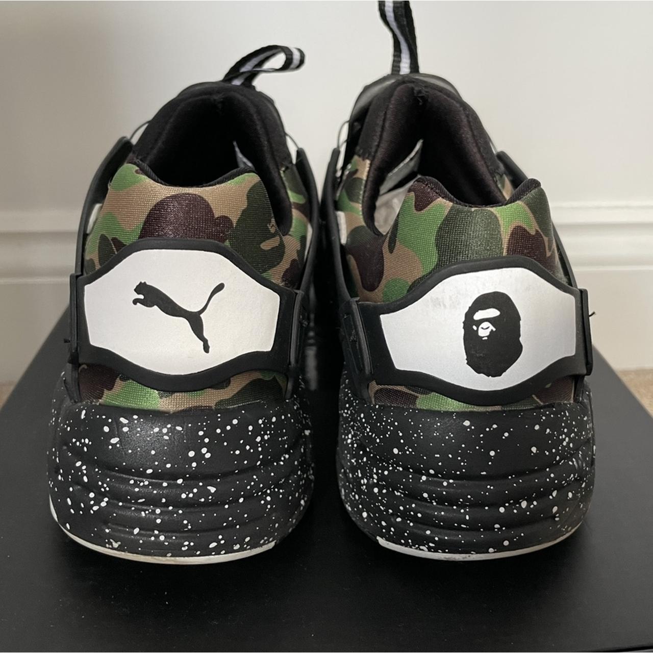 puma disc blaze bape camo green
