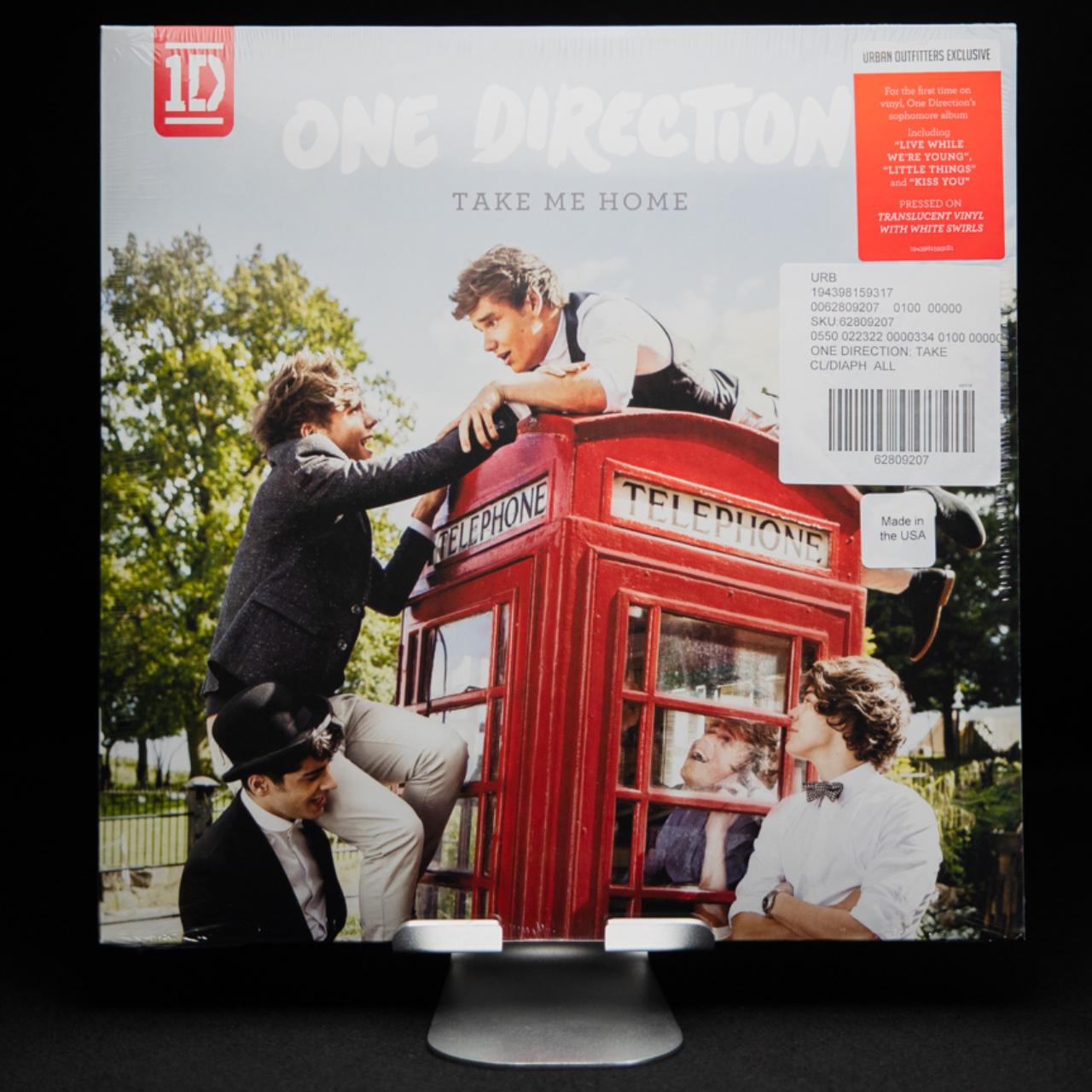 One Direction 1D on sale Take Me Home UO Exclusive Translucent Vinyl White Swirls NEW