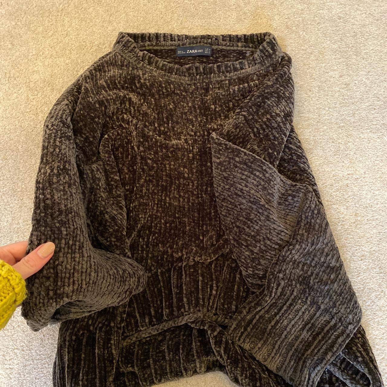 Chenille jumper clearance zara