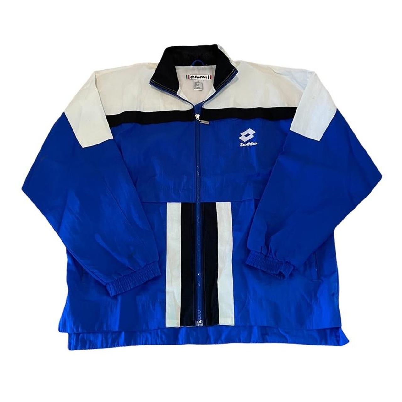 Lotto Men's Blue and White Jacket
