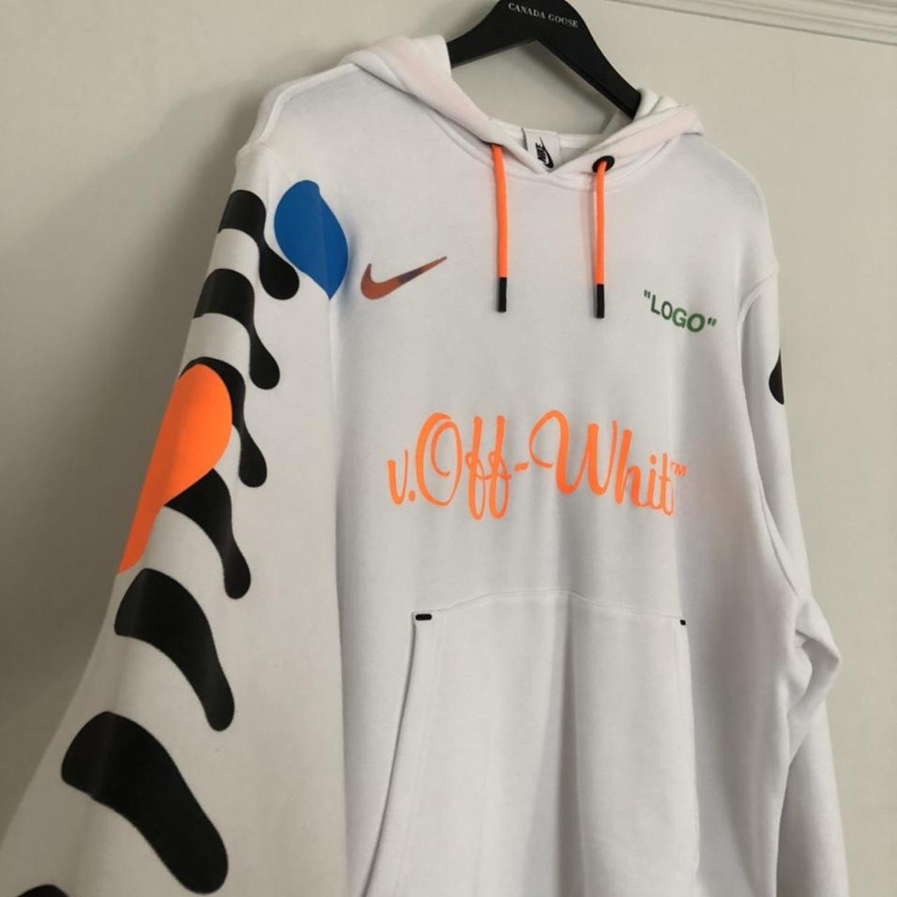 Nike x Off White Hoodie White Size Large