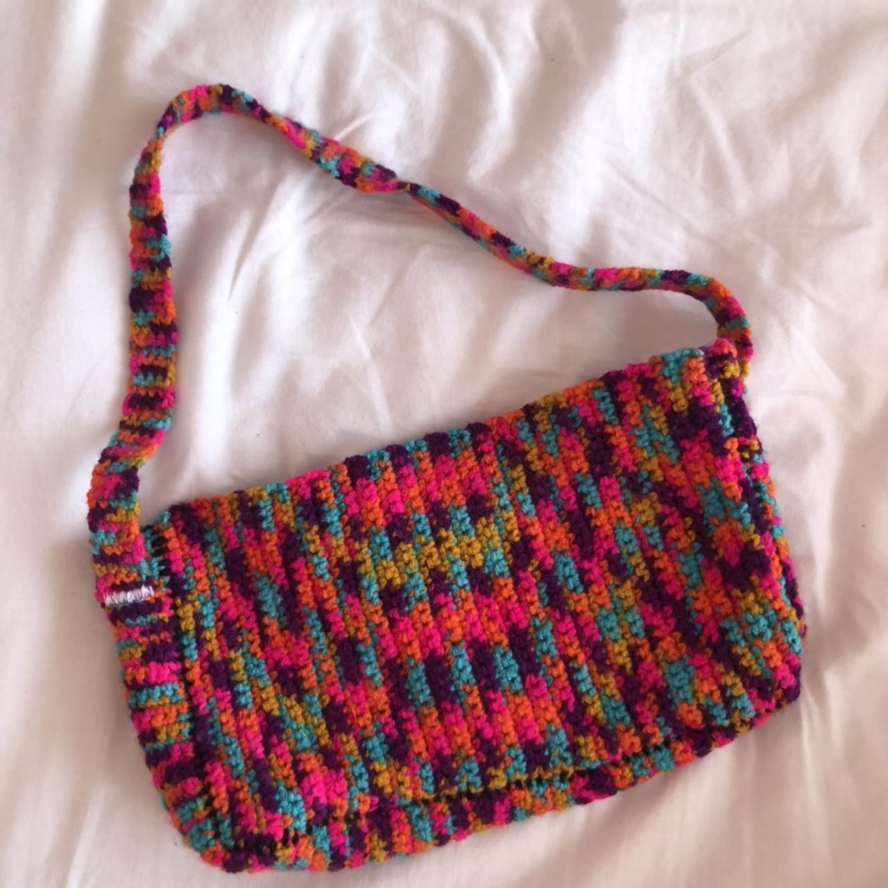 Crochet y2k baguette bag #crochet #baguette #bag