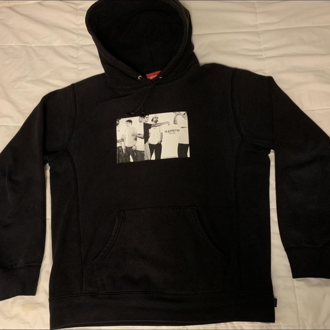 Supreme classic ad hooded sweatshirt outlet black