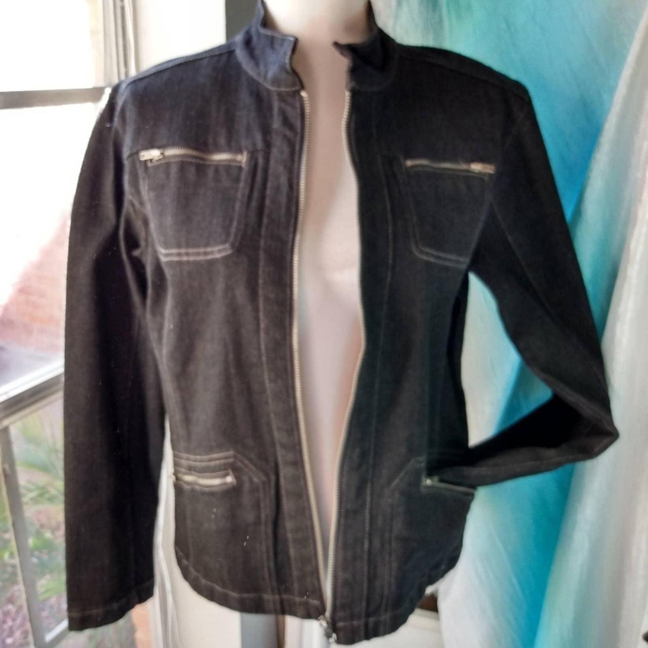 chicos platinum jean jacket