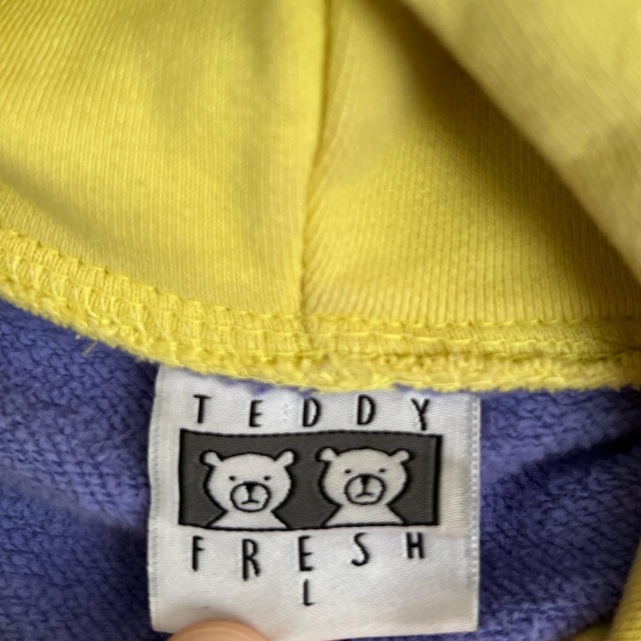 Teddy Fresh Original Color Block Pastel Hoodie Depop
