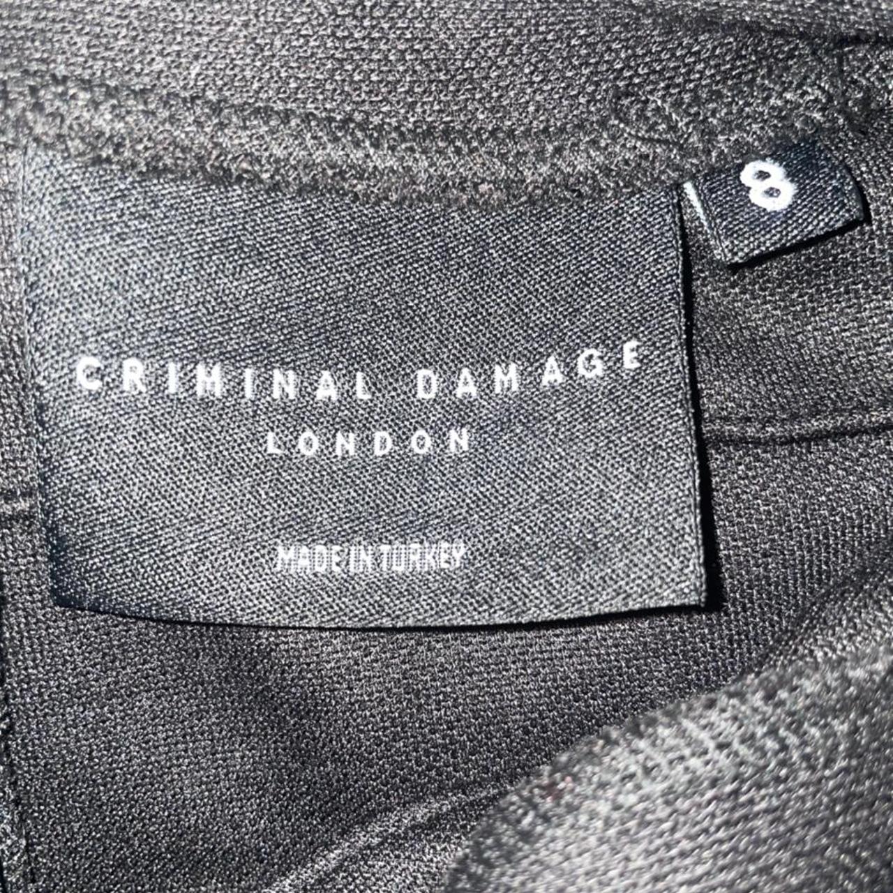 Criminal Damage Women's Black Skirt (4)