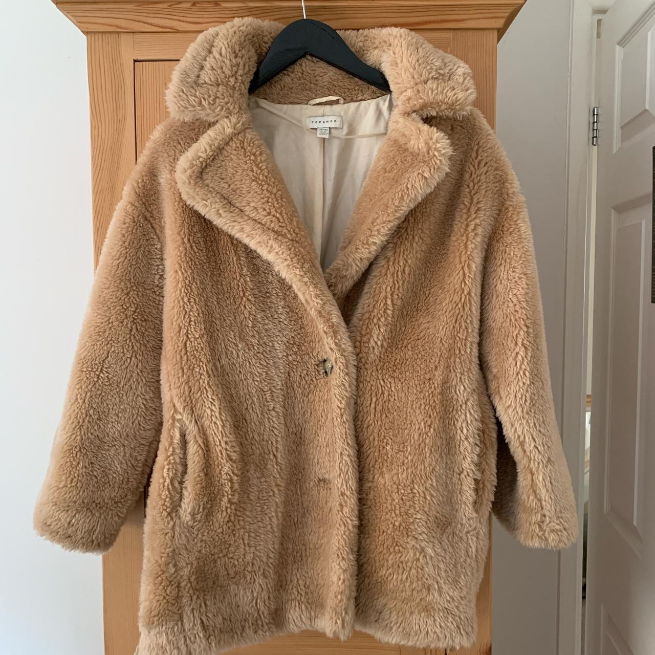 Teddy bear hot sale coat topshop