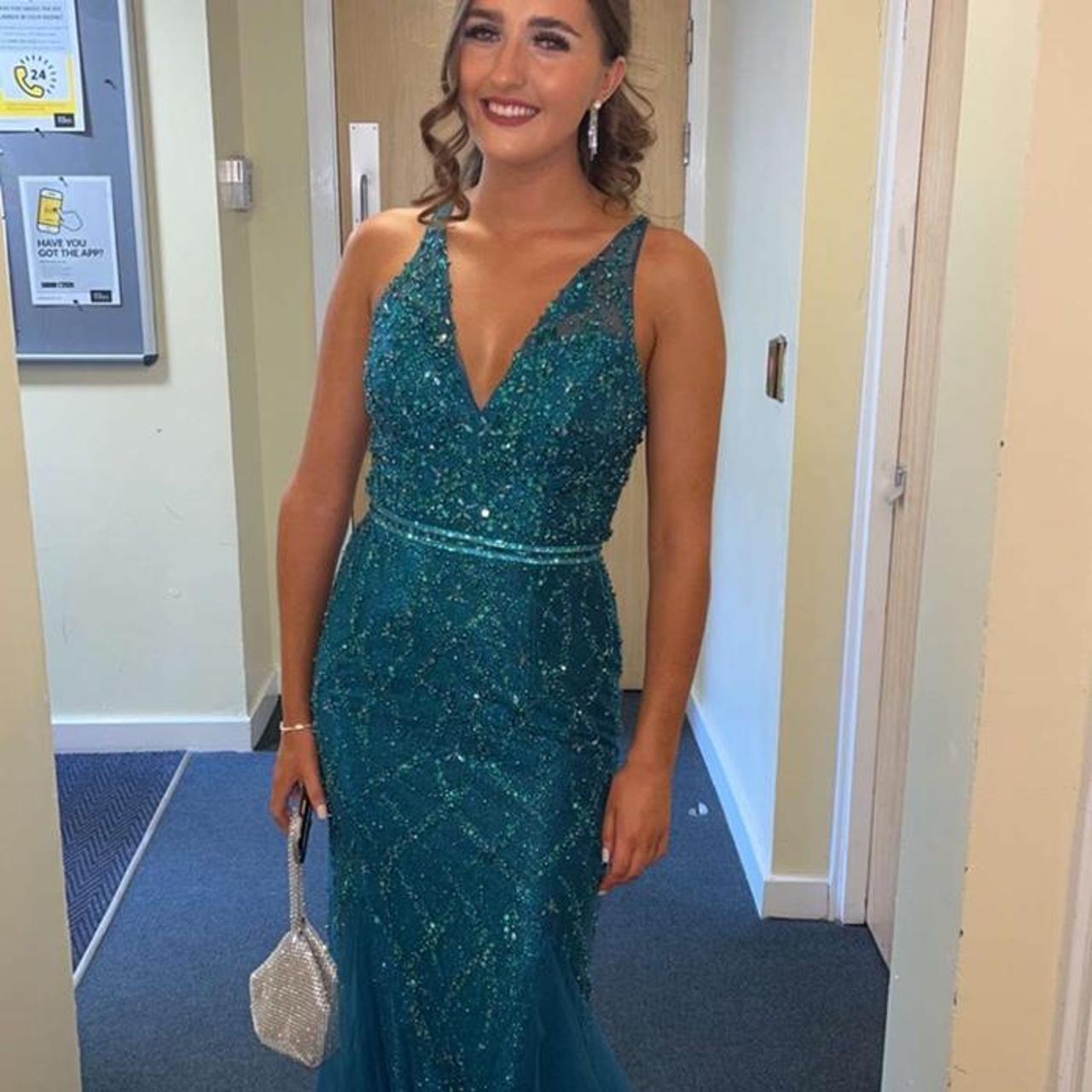 Stunning debs dress for sale, sourced from Northern... Depop