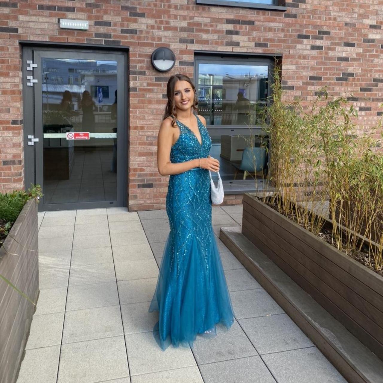 Stunning debs dress for sale, sourced from Northern... Depop