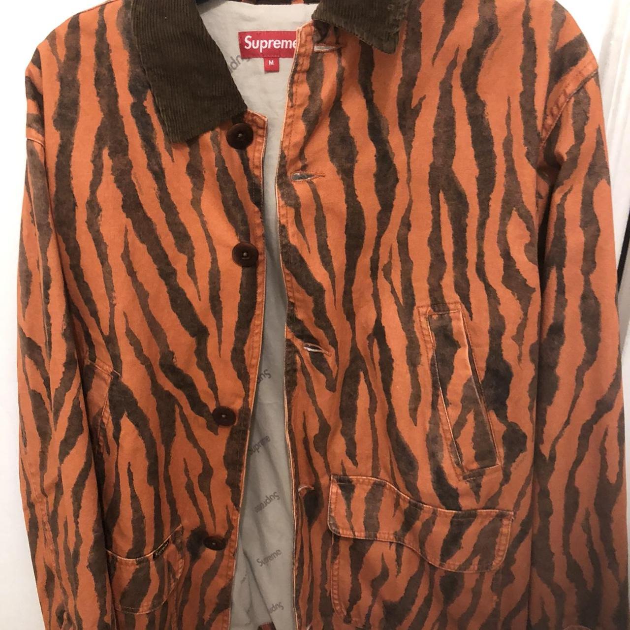 21ss Supreme Barn Coat Tiger Stripe Sサイズ 売上大特価 perpignan