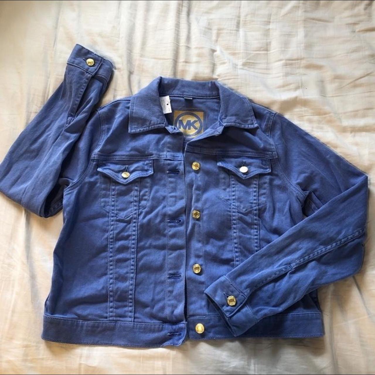 Michael kors clearance blue jacket