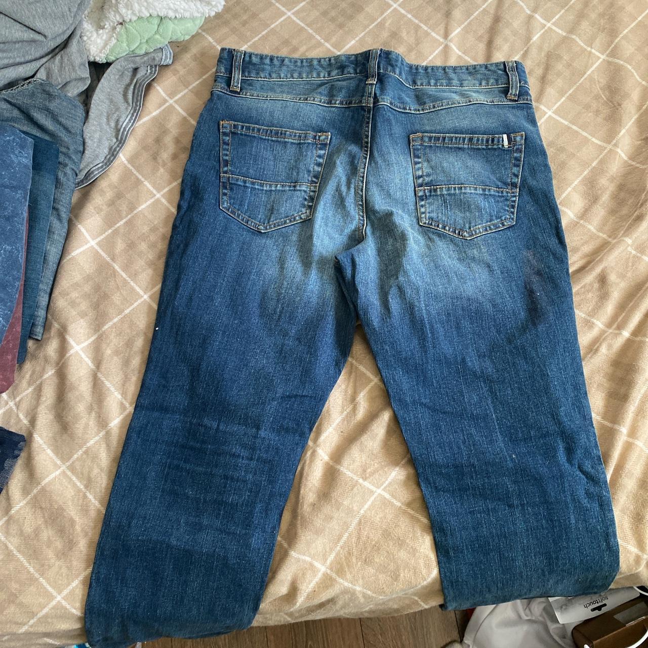 Slim taper American Rag jeans I wore once, the... - Depop
