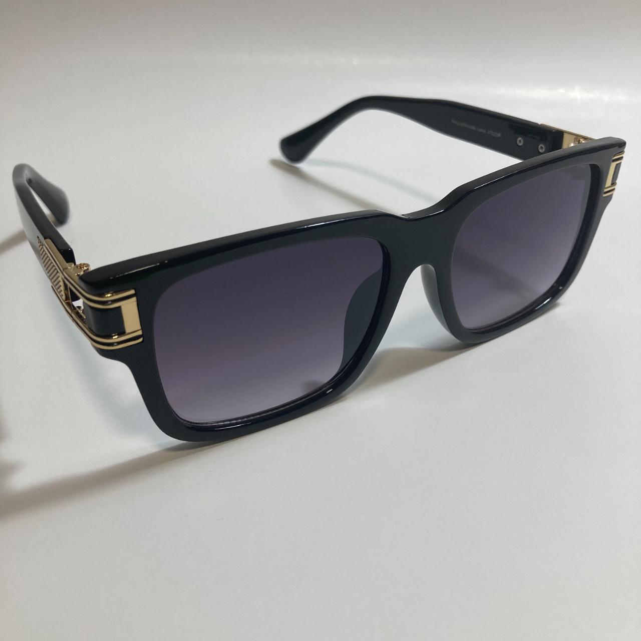 retro gazelle sunglasses rectangular design metal... - Depop