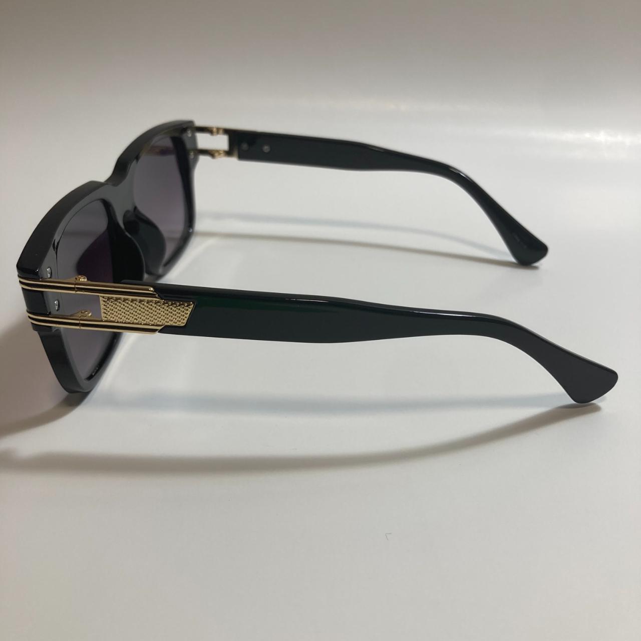 retro gazelle sunglasses rectangular design metal... Depop