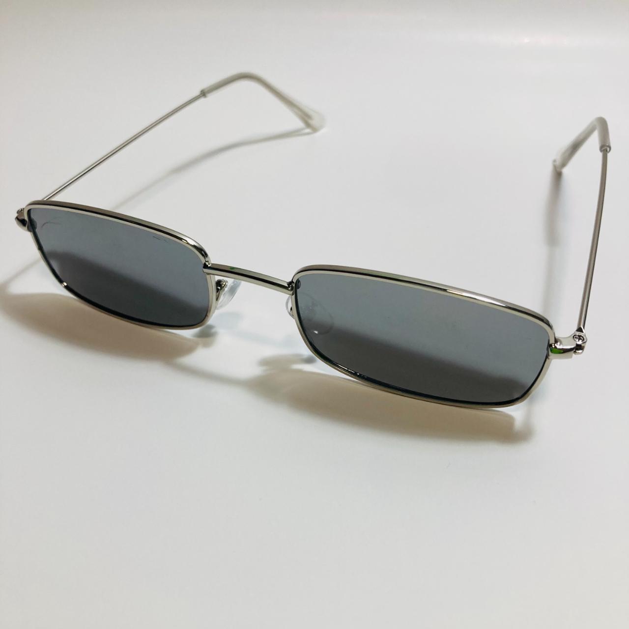 Retro 90s sunglasses rectangular design gradient... - Depop