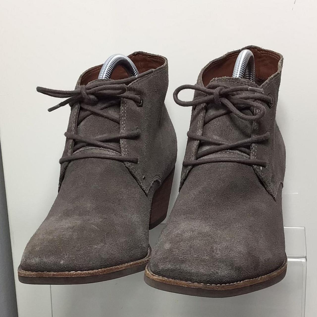 Women Indigo M&S Beige Ankle Boots UK 7.5 Suede... Depop