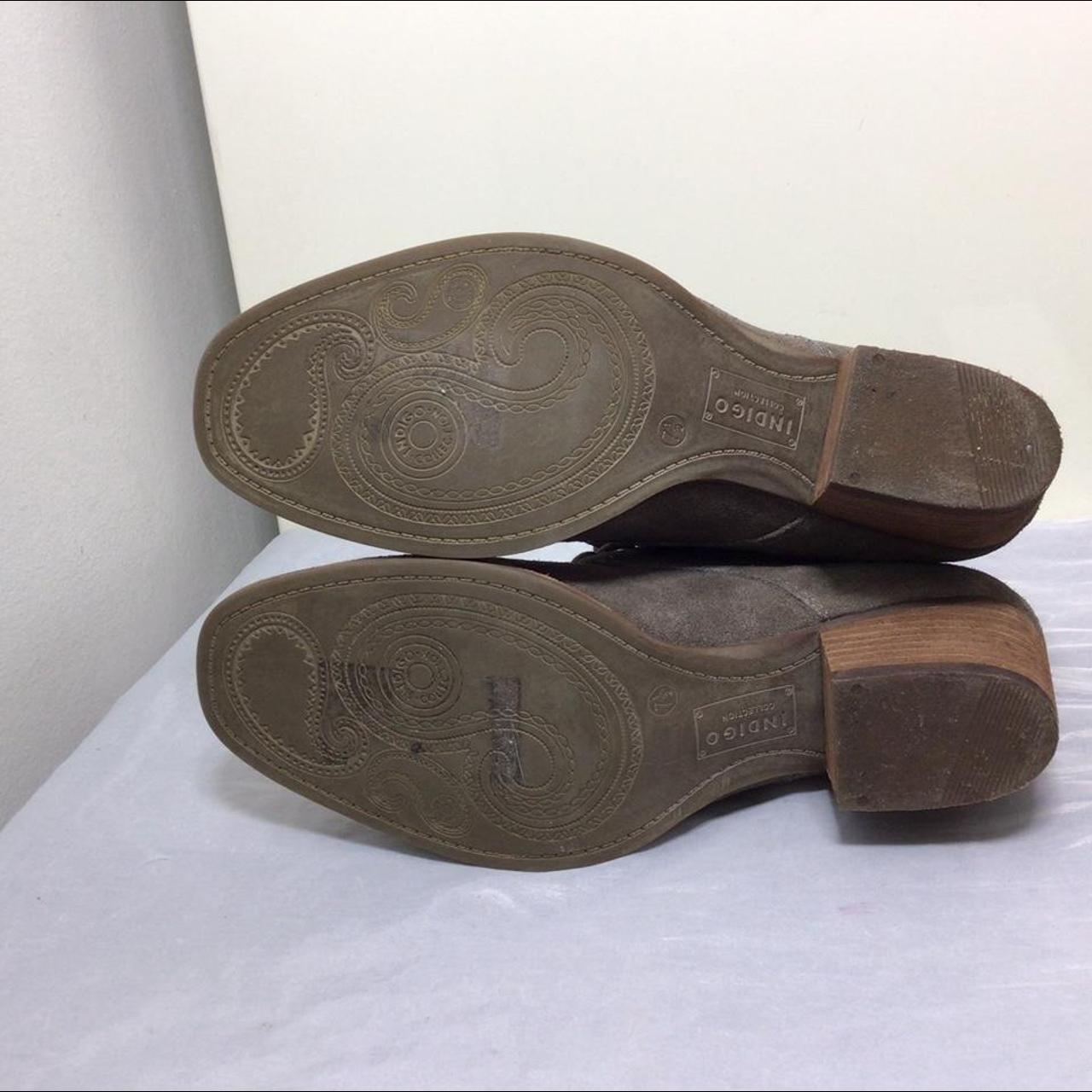 Women Indigo M&S Beige Ankle Boots UK 7.5 Suede... Depop