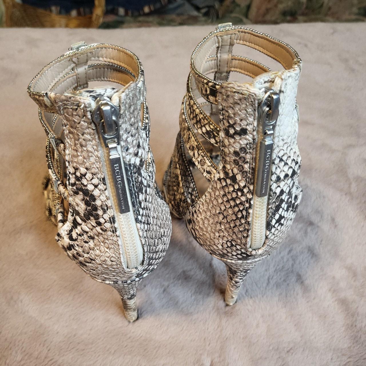 BCBGeneration Jacqueline Caged Sandal Heel - 7.5.... - Depop