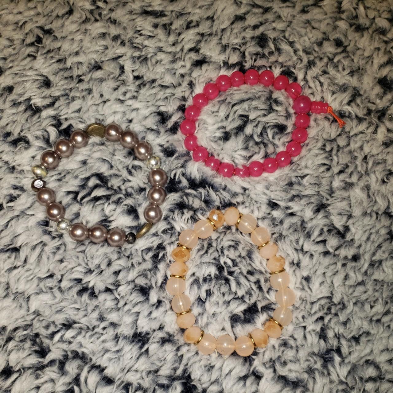 Y2K bead bracelets #y2k #bracelets #jewelry - Depop