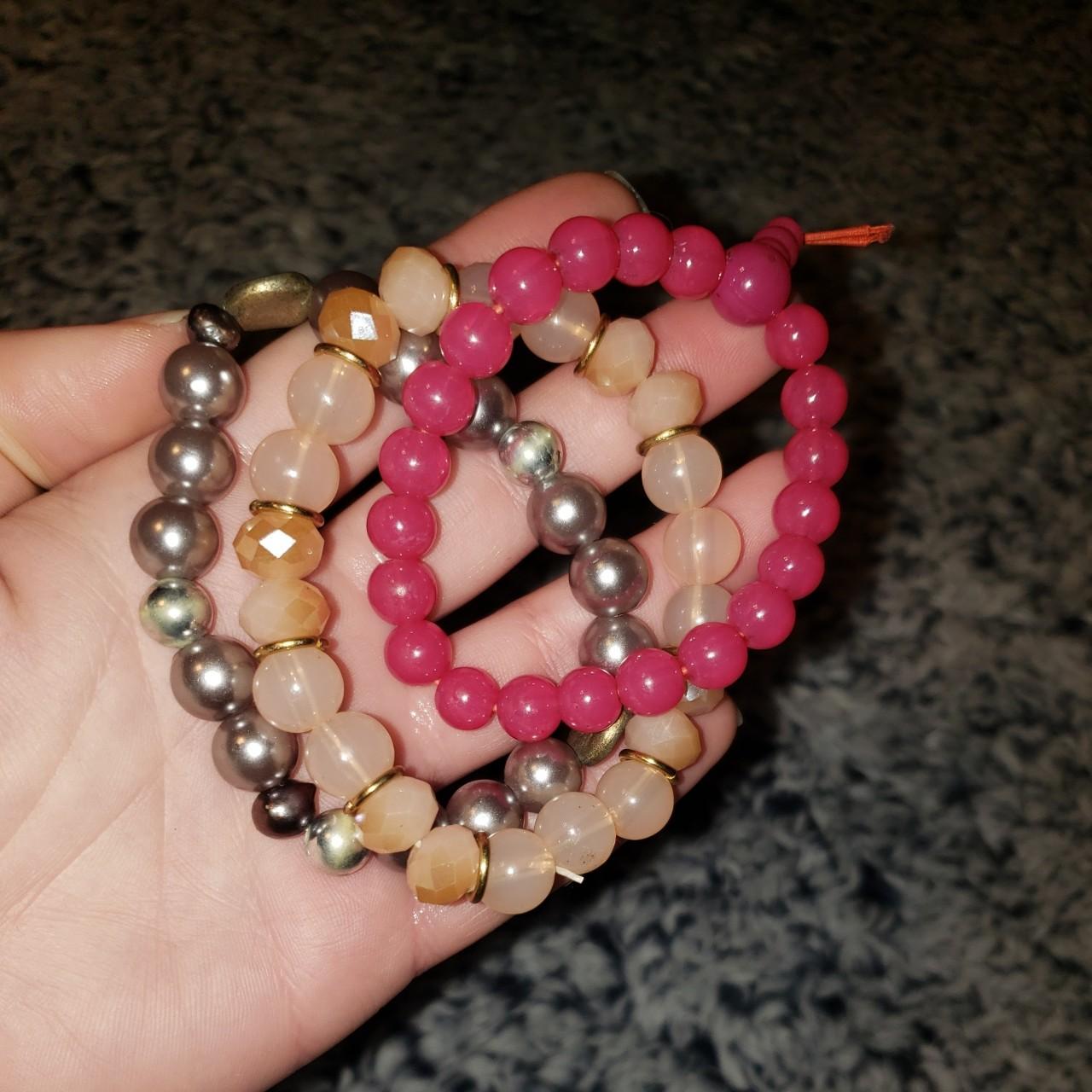 Y2K bead bracelets #y2k #bracelets #jewelry - Depop