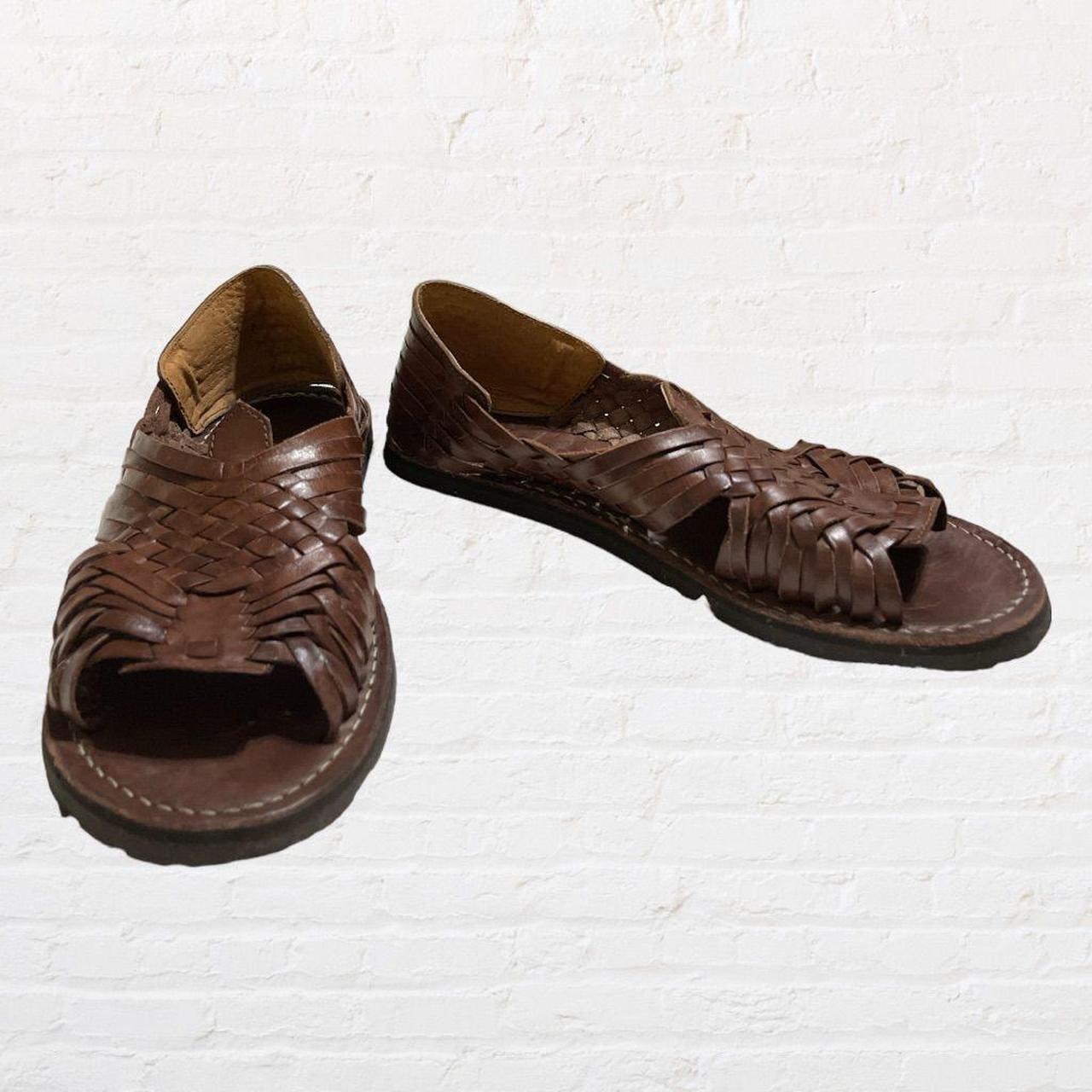 SIDREY Pachuco Mexican Huarache Sandals Brown Size Depop