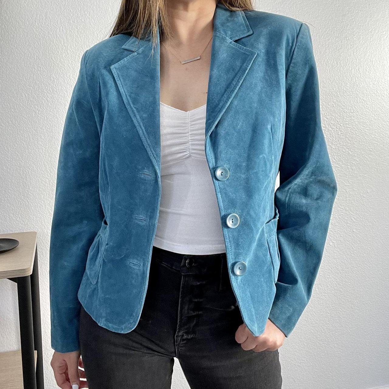 Petite Sophisticate Women's Blue Jacket