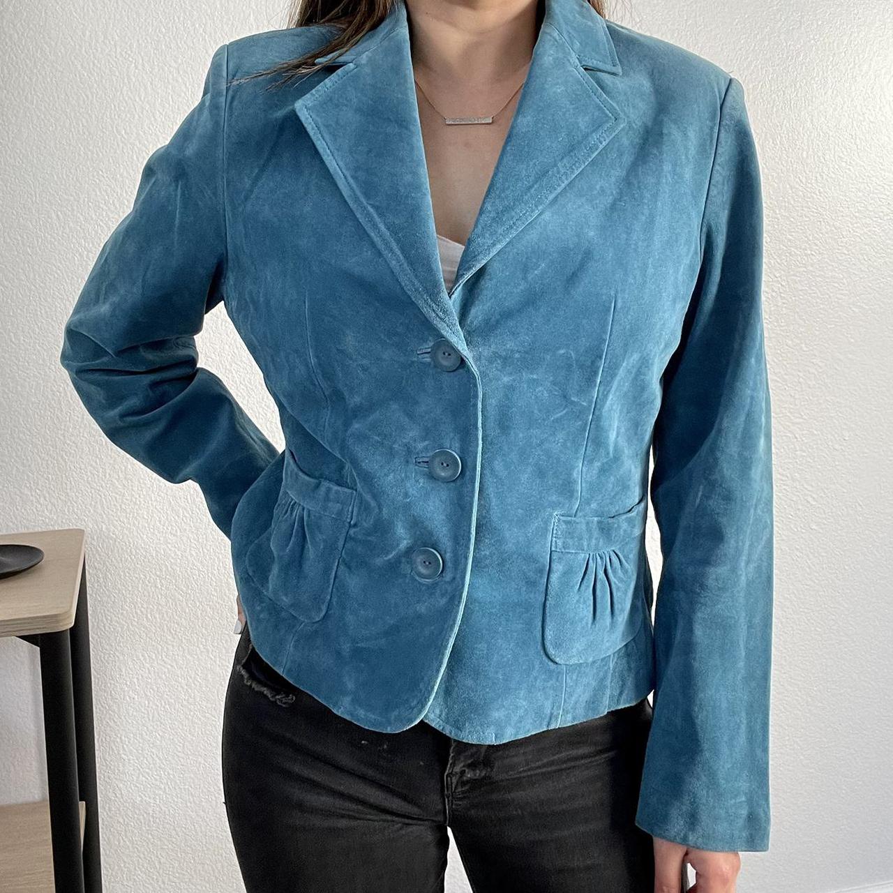 Petite Sophisticate Women's Blue Jacket (3)