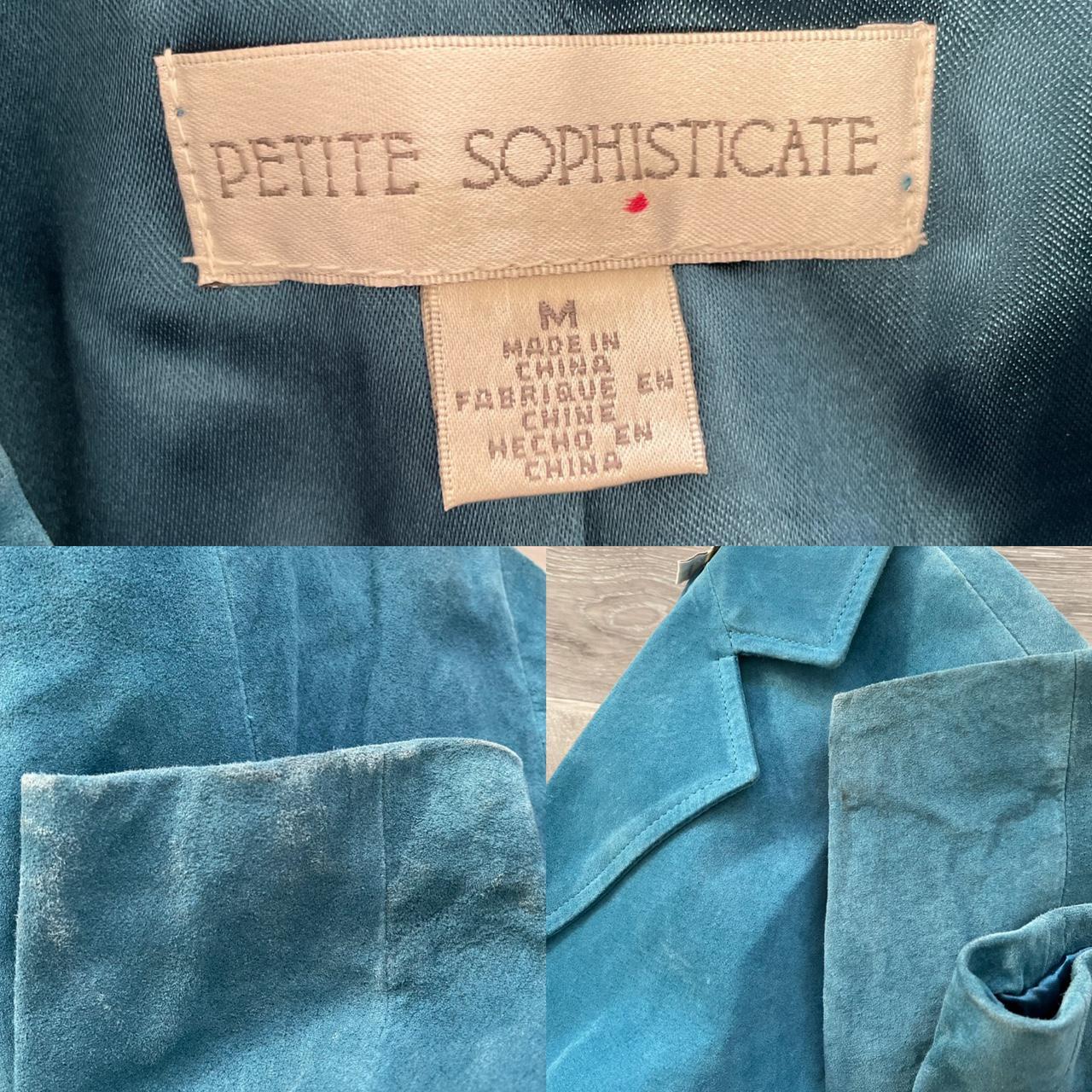 Petite Sophisticate Women's Blue Jacket (4)
