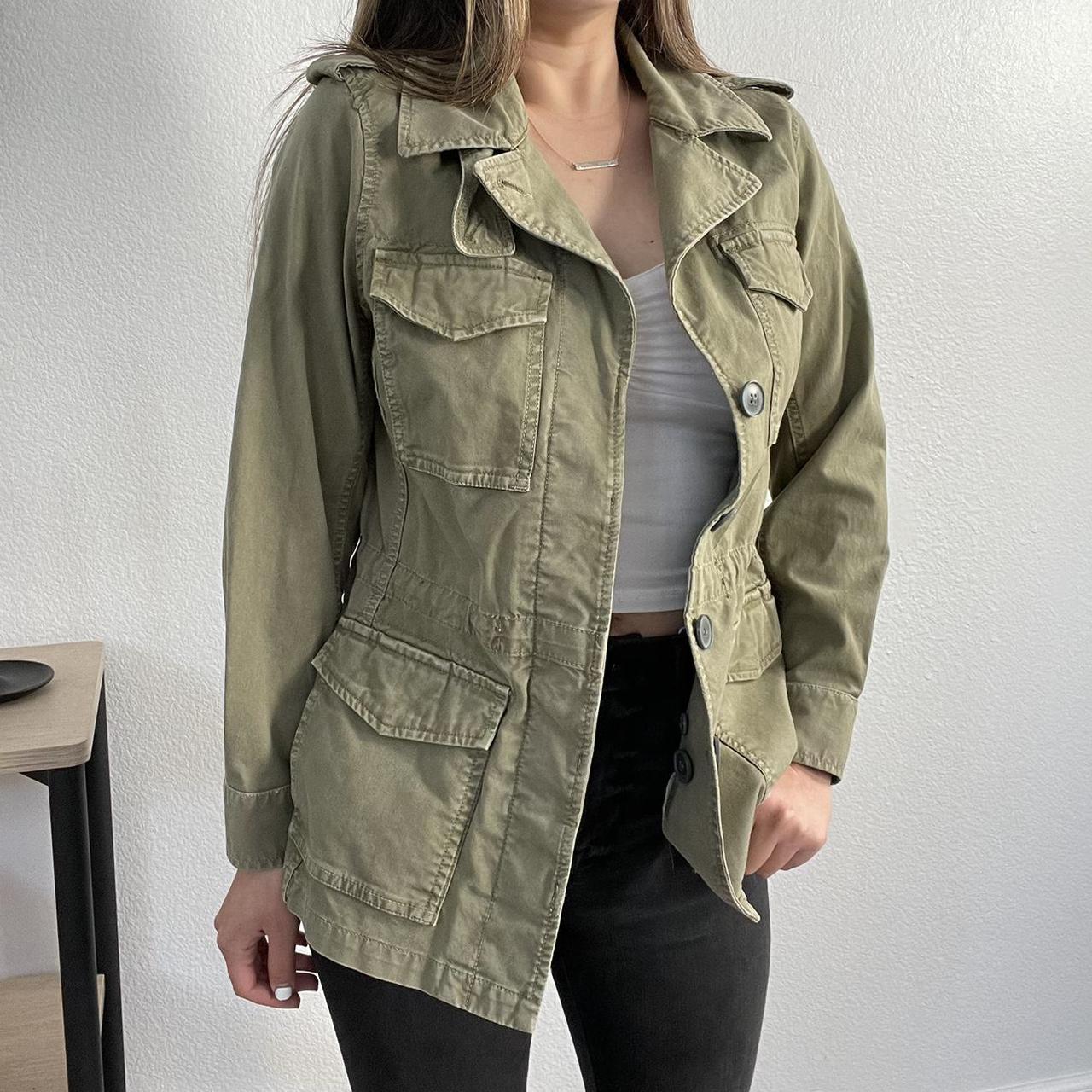 Product Image 1 - MADEWELL Olive Green Hoodless Parka
