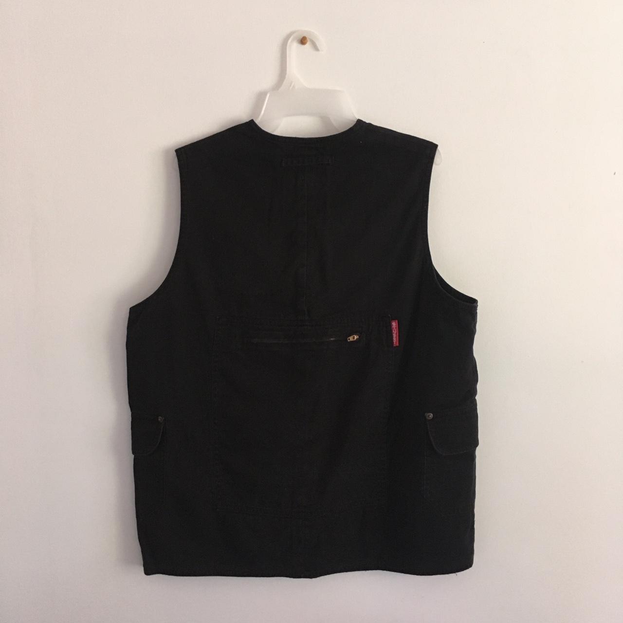 Rare Stussy Burly Gear Button Down Denim Vest in