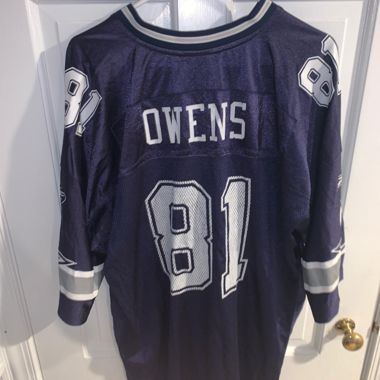 Number 81 Terrell Owens Dallas Cowboys jersey in - Depop