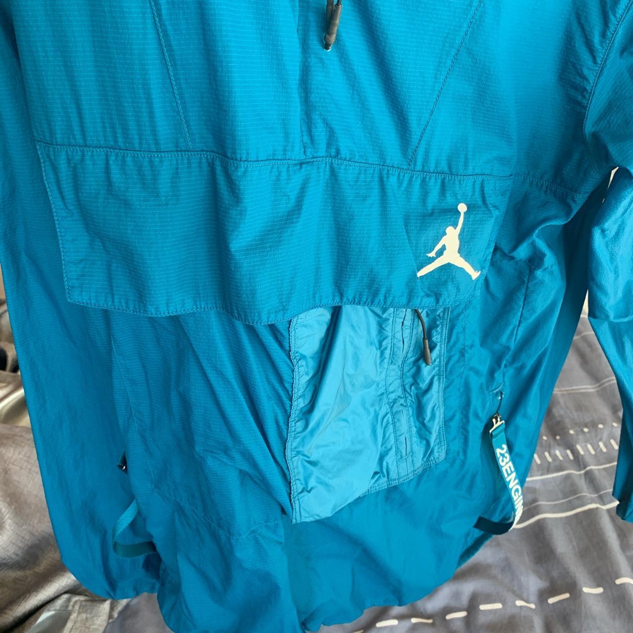 Jordan half zip jacket size small #jordan #blue - Depop