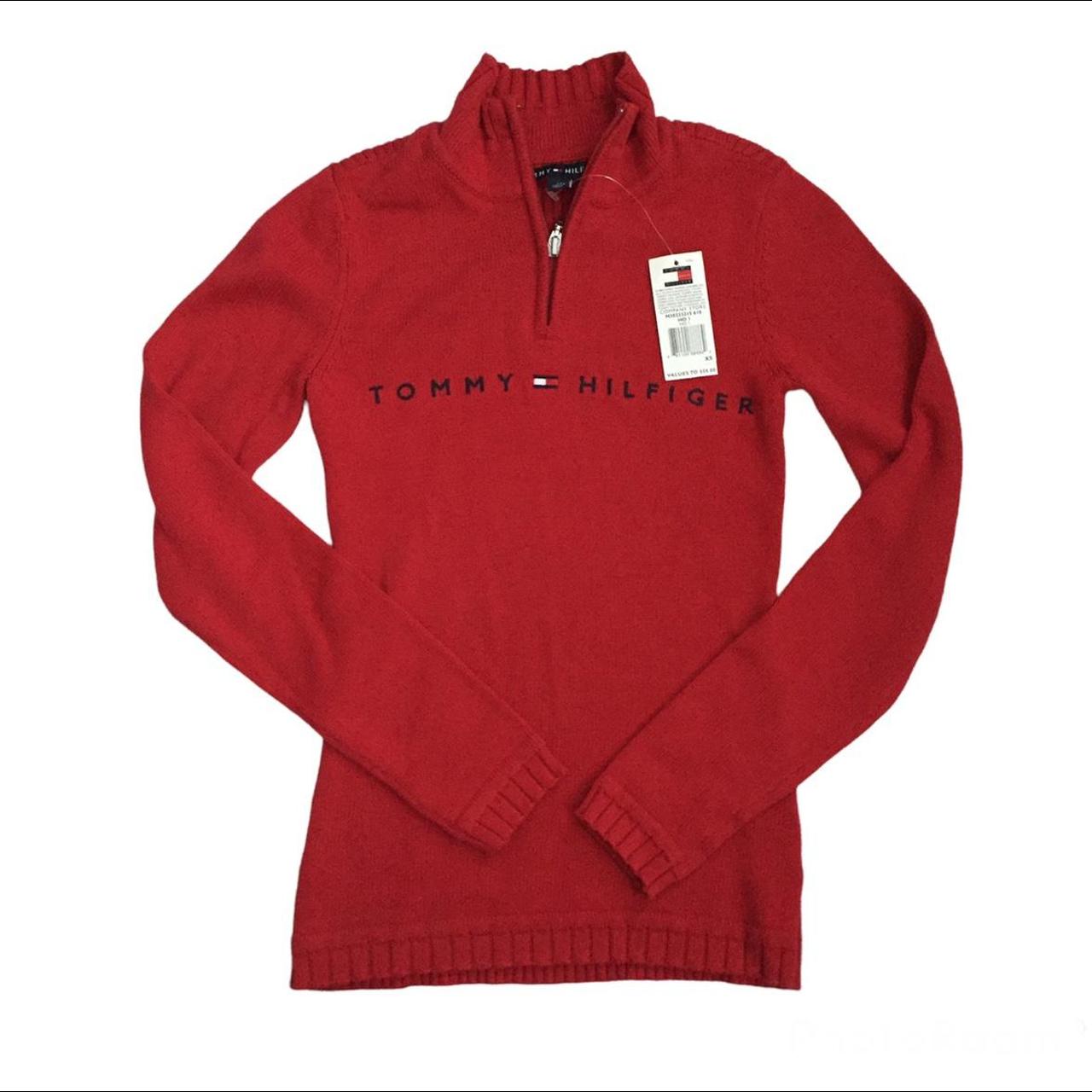 Red tommy hilfiger online jumper