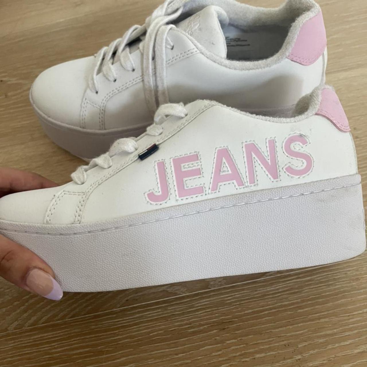 tommy jeans platform trainers