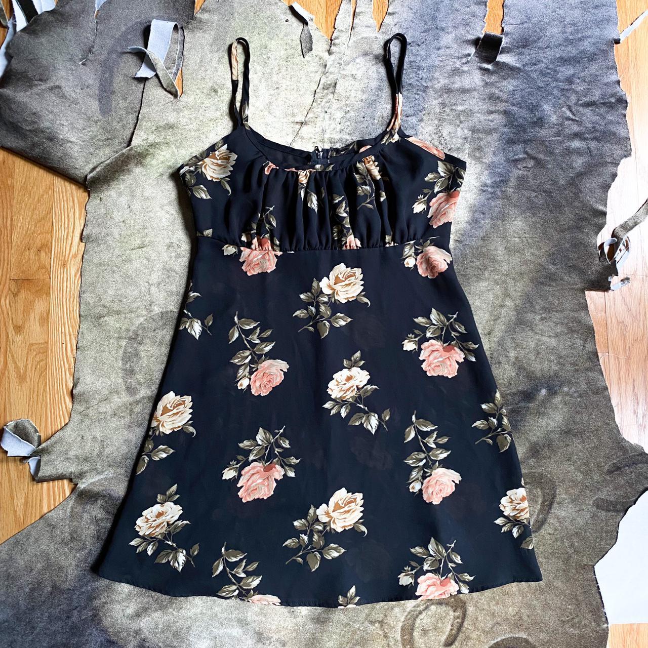 90s floral babydoll dress