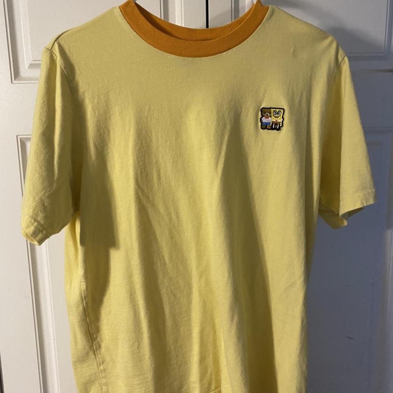 Teddy Fresh Men's Yellow and Orange T-shirt | Depop