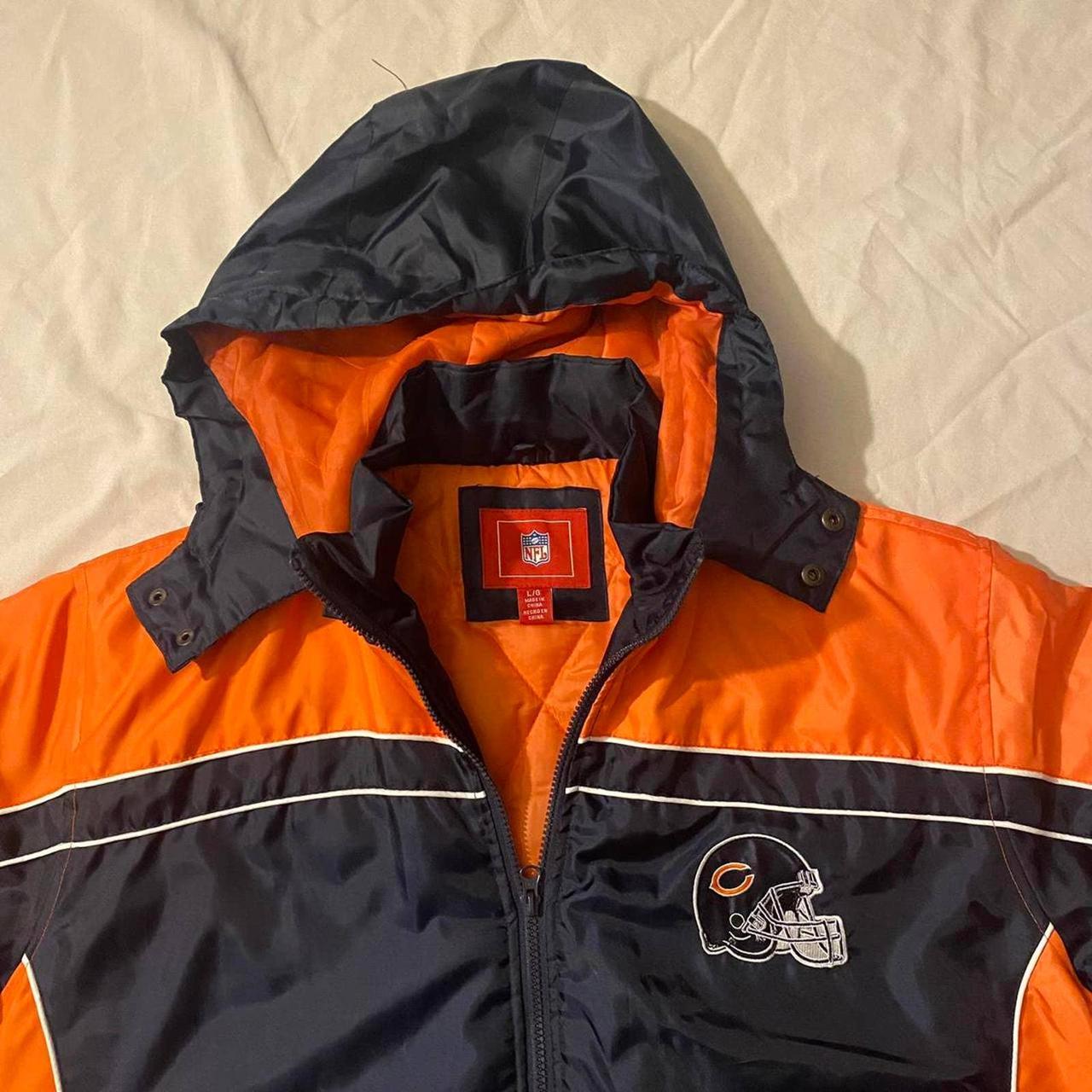 Vintage Chicago Bears Puffer Jacket Preowned Mens - Depop