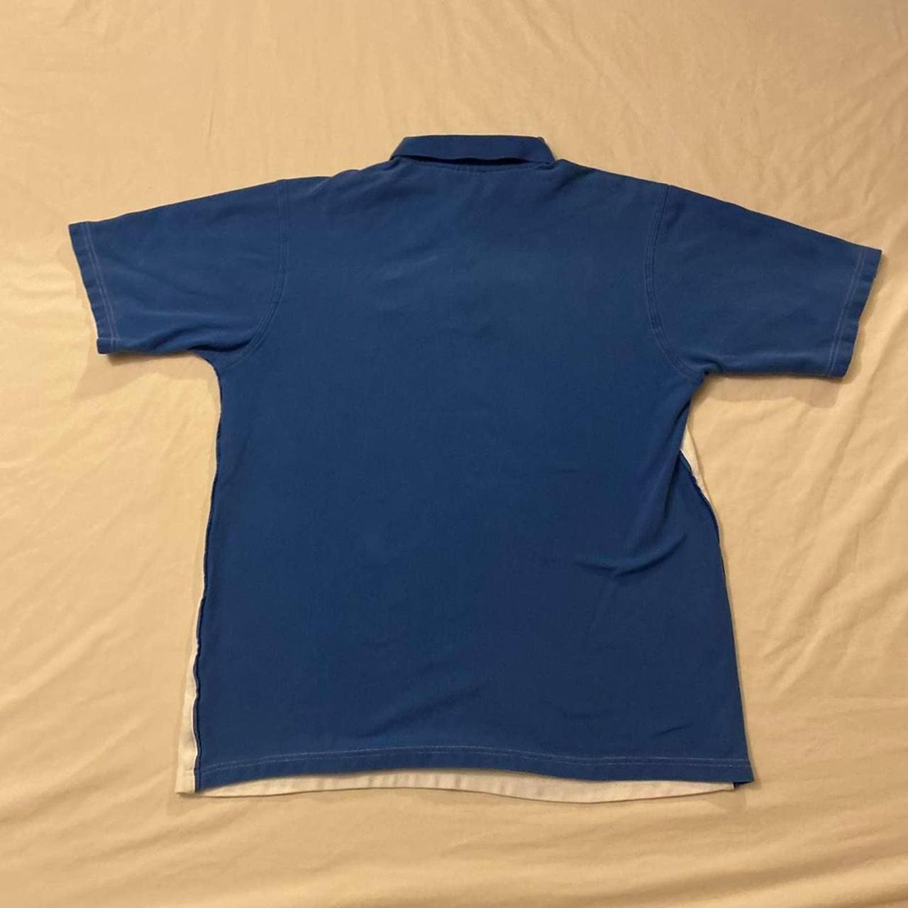 y2k Chicago Cubs Polo Shirt tagged as a medium, - Depop