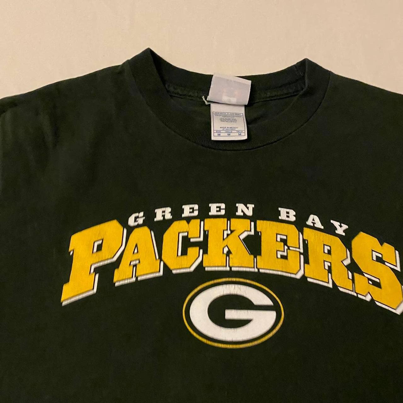 color block Green Bay Packers long sleeve - Depop