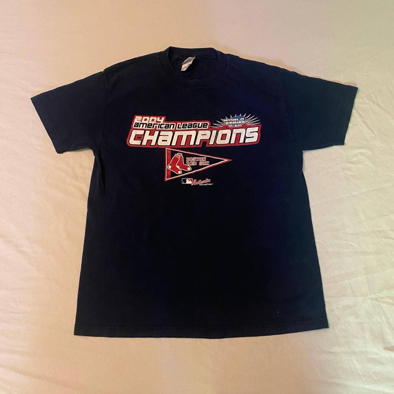 Vintage 2004 Boston Red Sox Tee Shirt Size XL Red - Depop