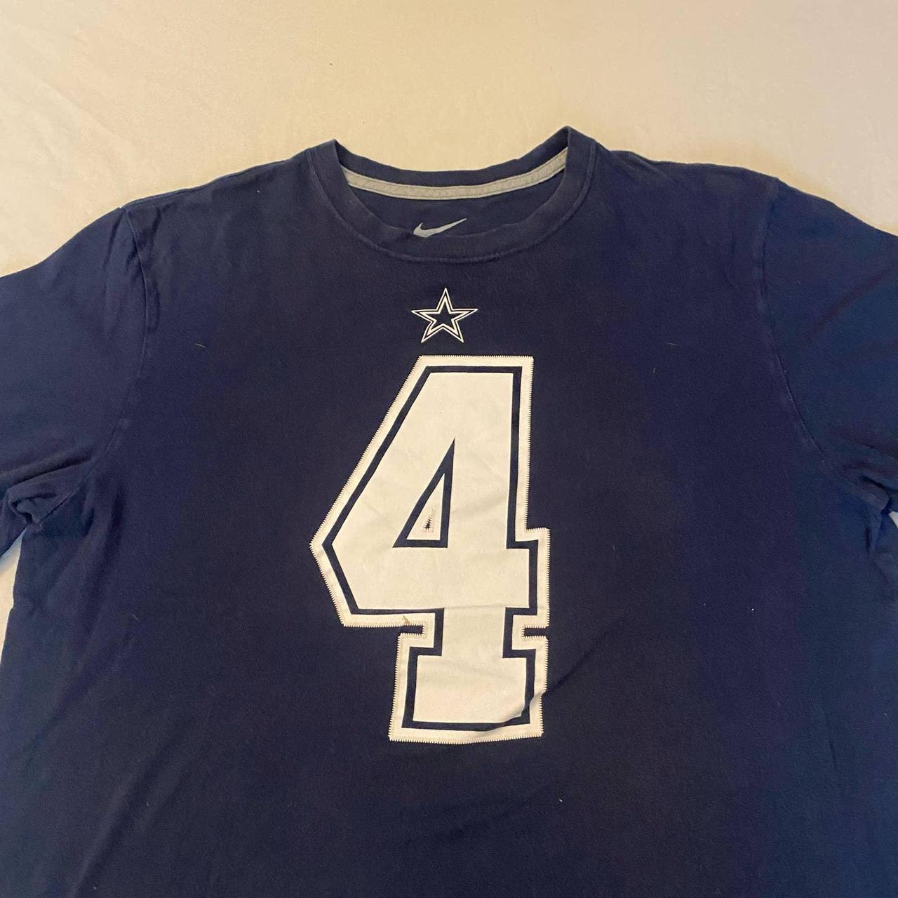 womens dallas cowboys dak prescott jersey authentic - Depop